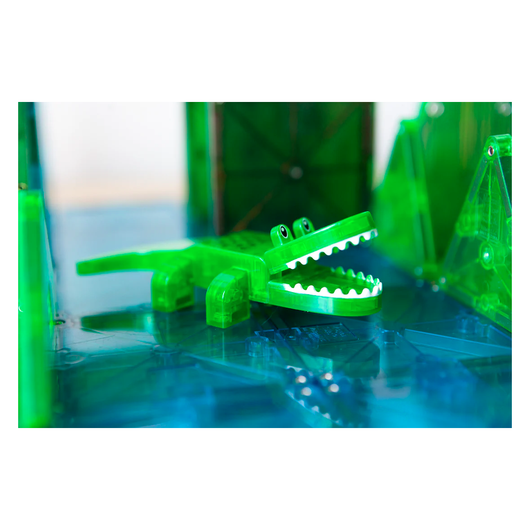 Jungle Animals - Zwierzęta Dżungla Klocki Magnetyczne 25 elementów - Magna-Tiles