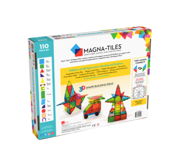 Metropolis - Klocki Magnetyczne 110 elementów - Magna-Tiles