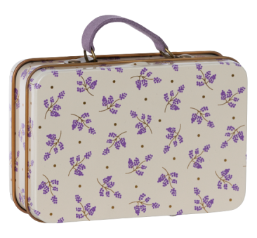 Madelaine Lavender - Walizka Pudełeczko - Small Suitcase - Akcesoria Dla Lalek - Maileg