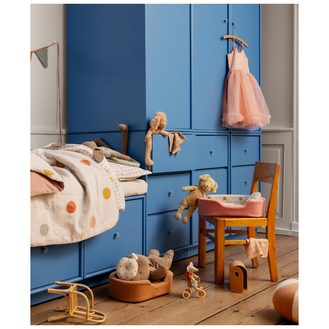 Blossom Grey - Walizka Pudełeczko - Small Suitcase - Akcesoria Dla Lalek - Maileg