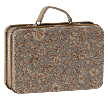 Blossom Grey - Walizka Pudełeczko - Small Suitcase - Akcesoria Dla Lalek - Maileg