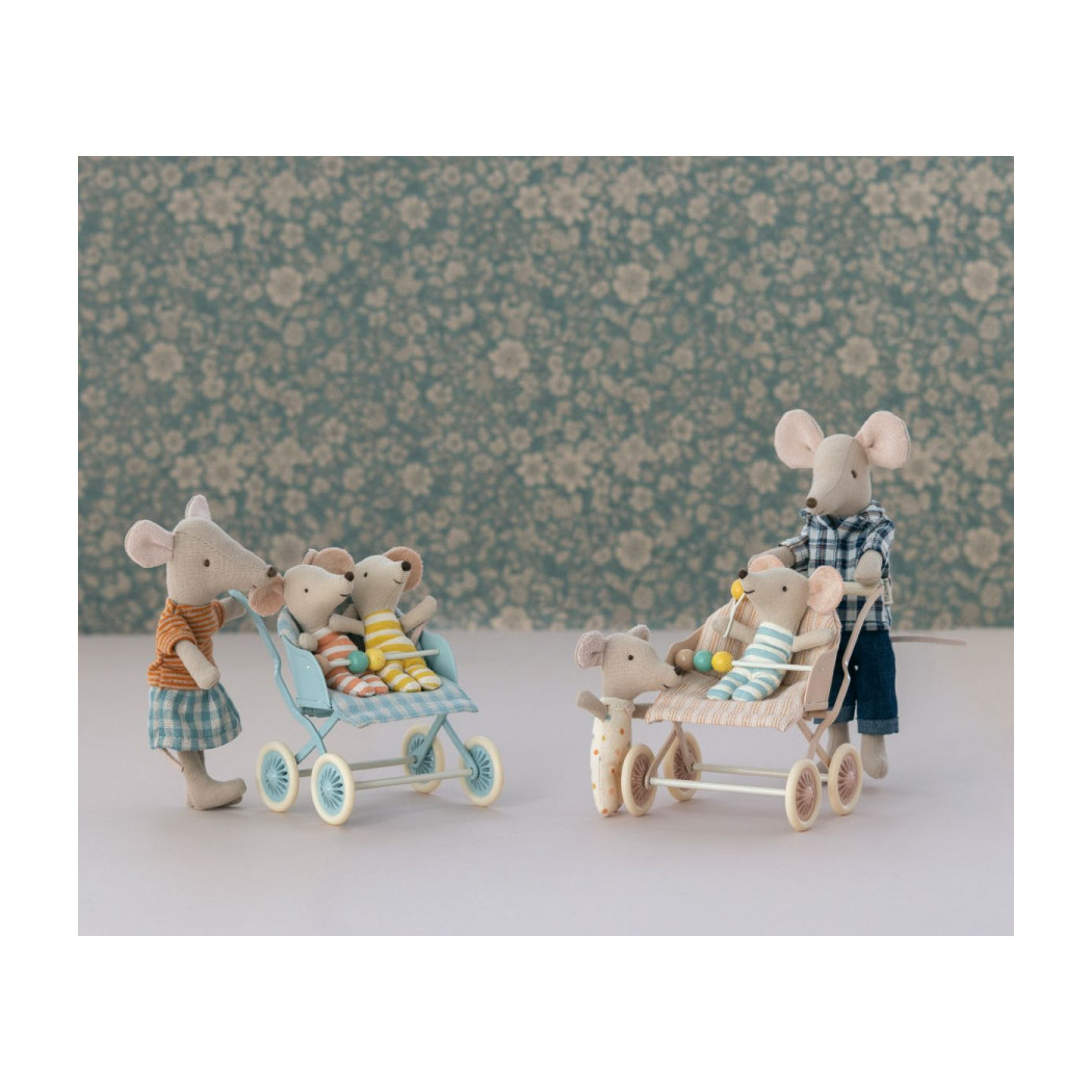 Mint MY - Wózek Spacerówka - Stroller rozmiar Baby Mouse / MY - Maileg