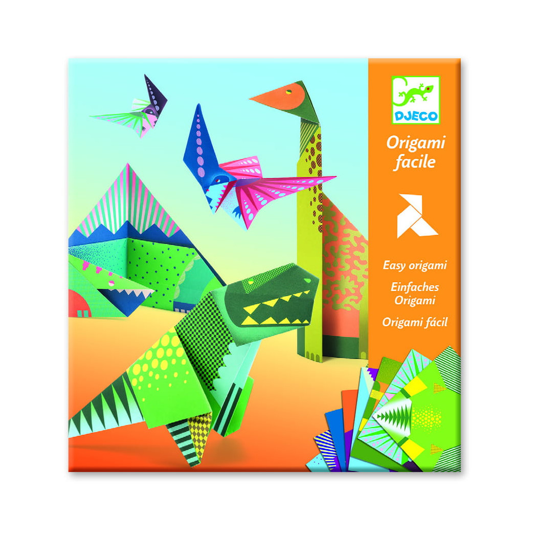 Origami DINOZAURY - zestaw kreatywny - Djeco