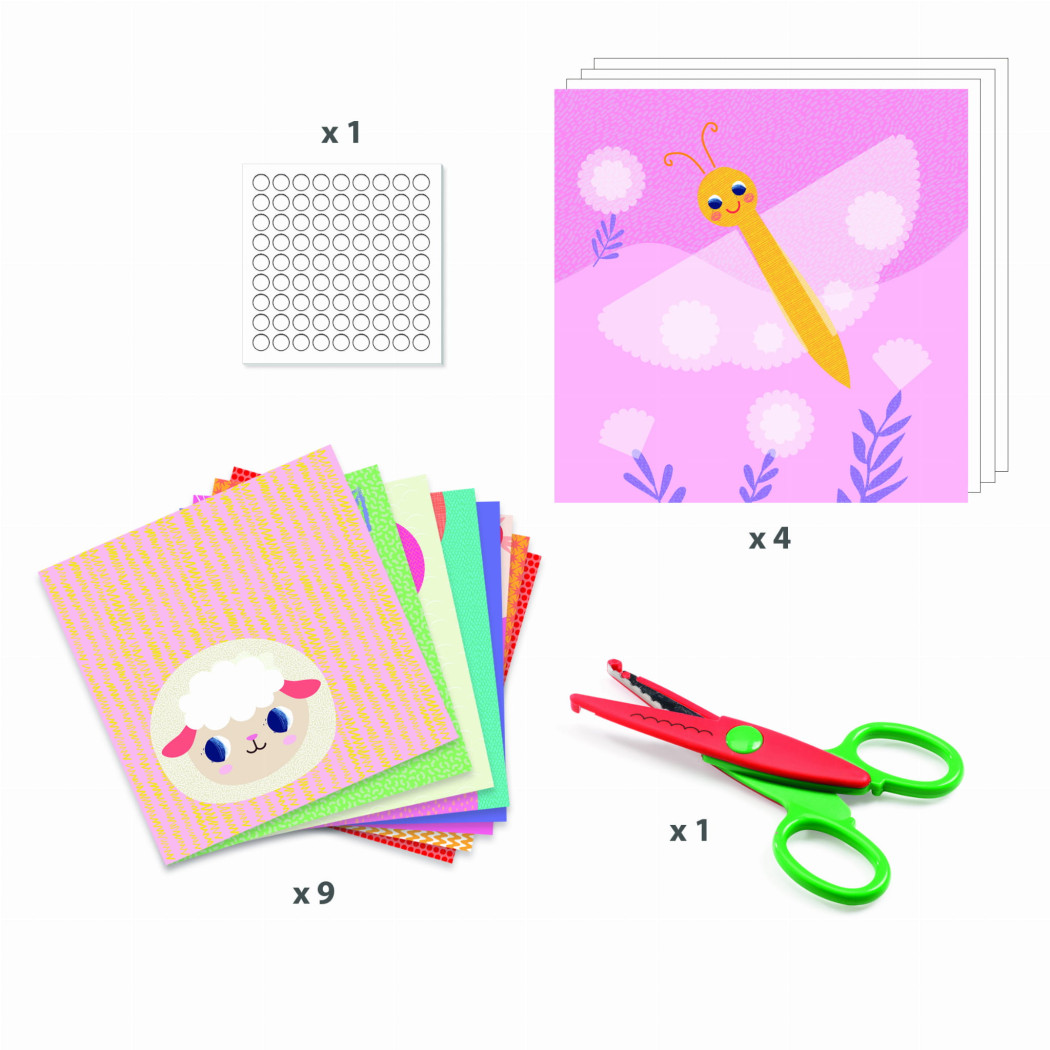 Wycinanki - Kolaże dla najmłodszych - Djeco