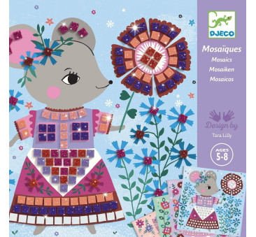 Piękne Zwierzątka Mozaiki - Zabawka Artystyczna DIY - Zrób to Sam - Djeco