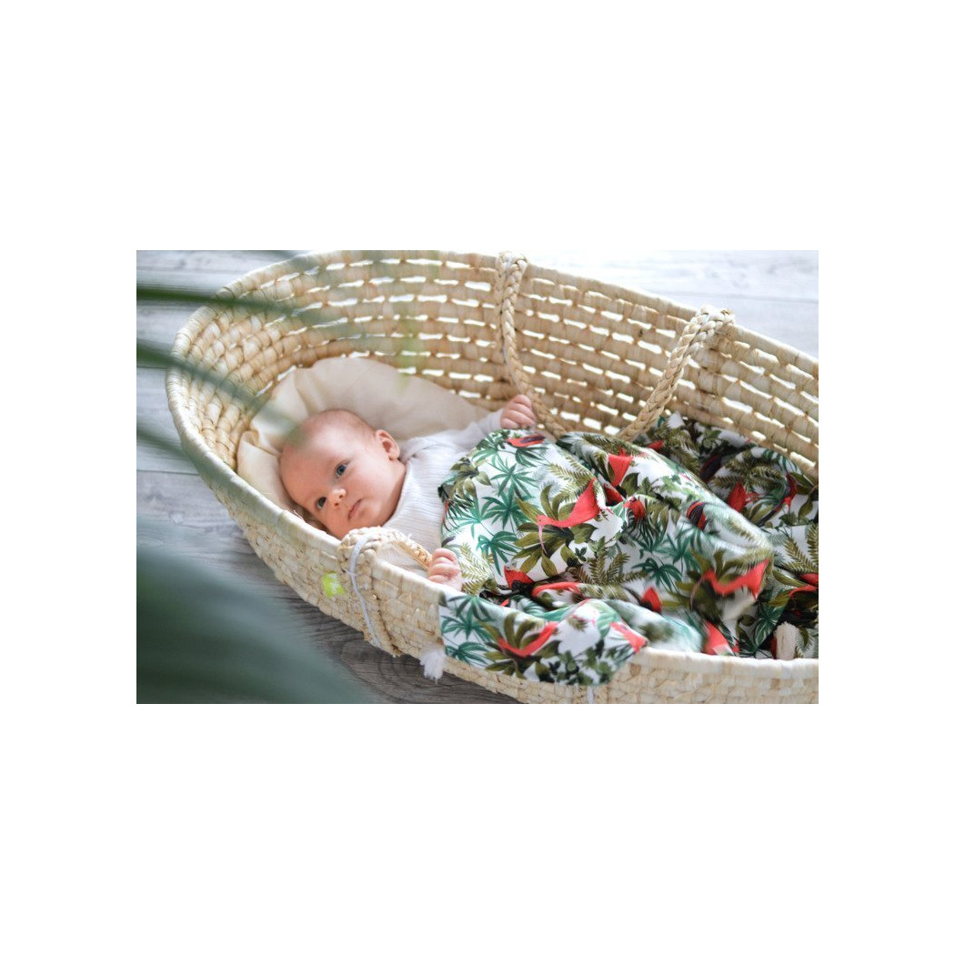 WYPRZEDAŻ Bambusowy Otulacz - Tuscany - Khaki - La Millou - 100x120cm