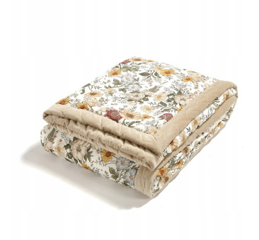 Koc/Narzuta - 140x200 cm - Vintage Meadow & Sand - La Millou