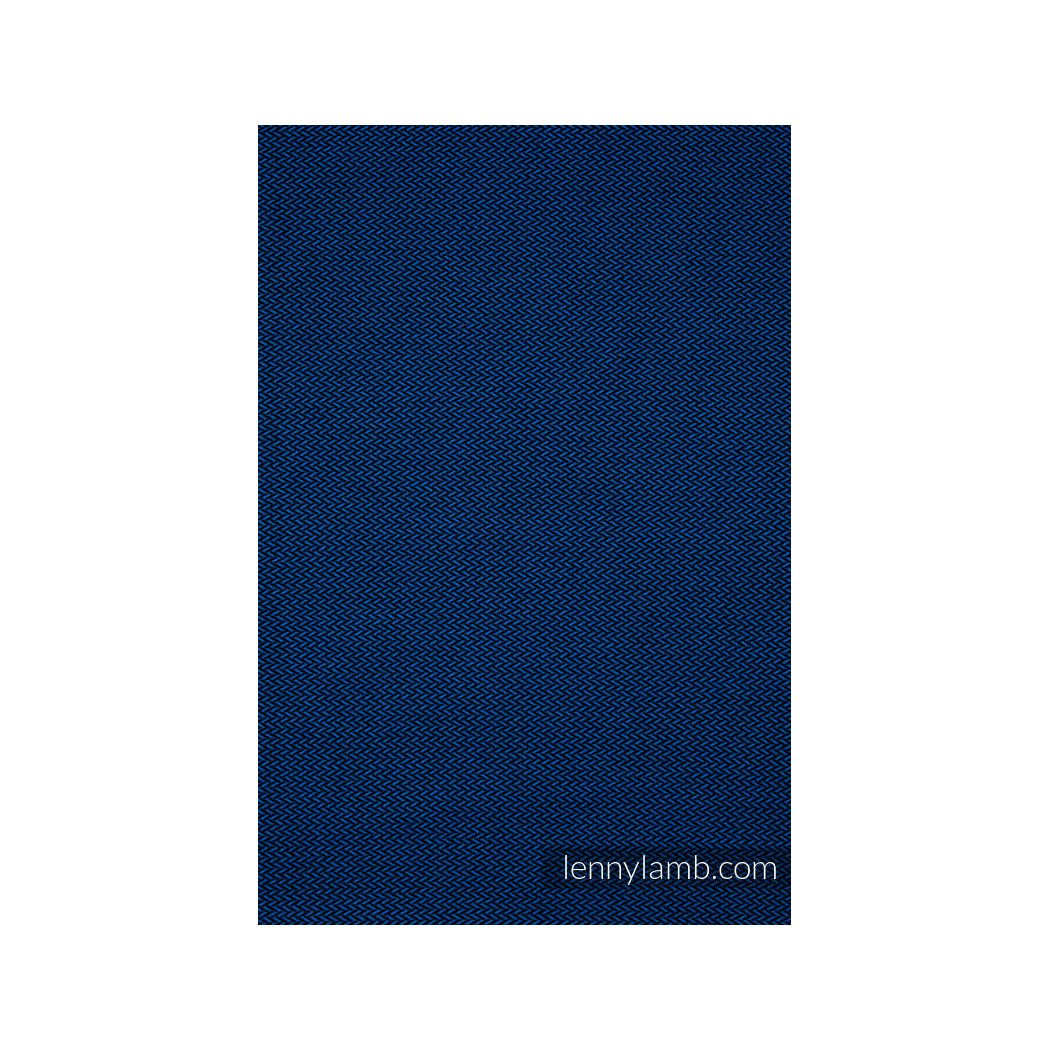 KOBALT S -  Moja Pierwsza Chusta Do Noszenia Dzieci Tkana Splotem Jodełkowym - Rozmiar S (4,2 metra) - LennyLamb