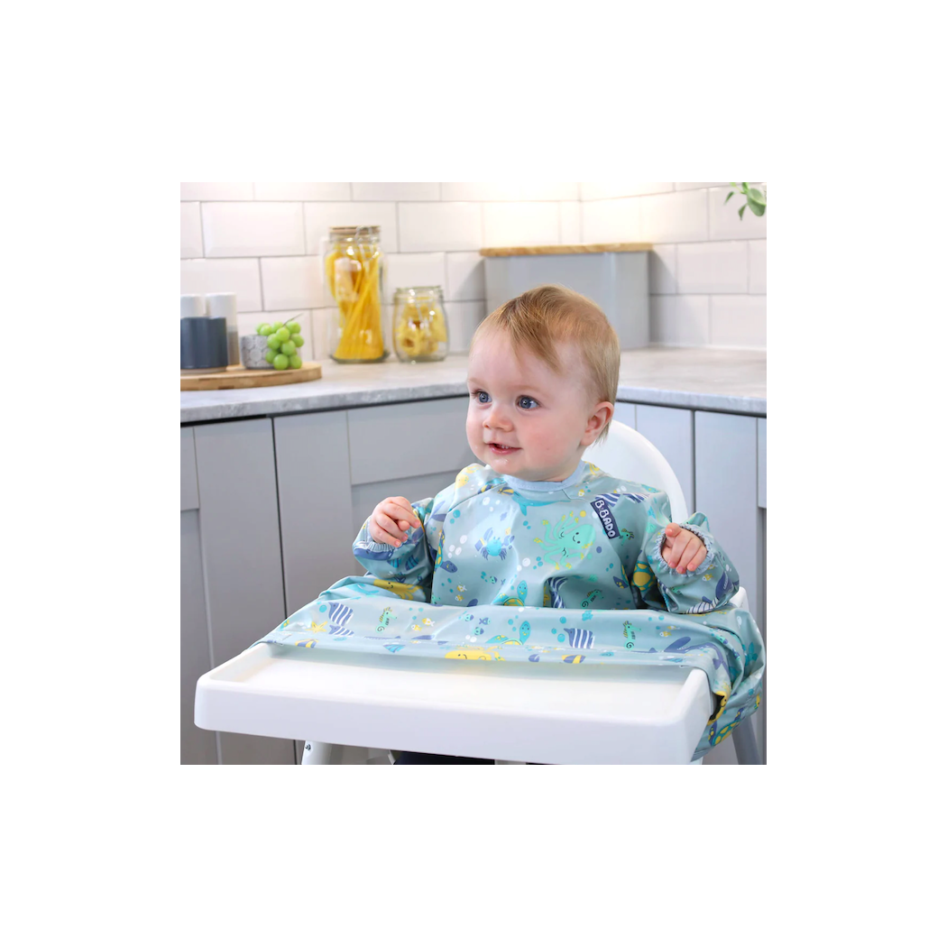 Ocean of Fun - Wodoodporny Śliniak z długim rękawem BLW - BIBaDO