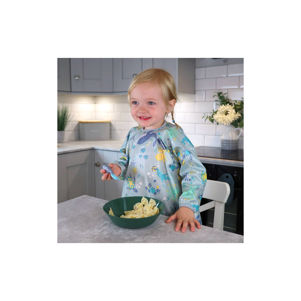 Ocean of Fun - Wodoodporny Śliniak z długim rękawem BLW - BIBaDO