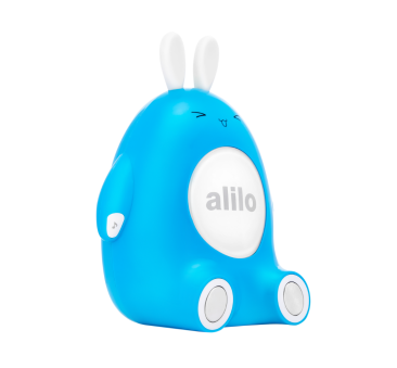 Króliczek Happy Bunny - Niebieski - Zabawka Edukacyjna - Alilo