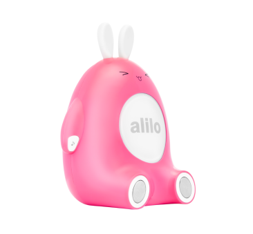 Króliczek Happy Bunny - Różowy - Zabawka Edukacyjna - Alilo