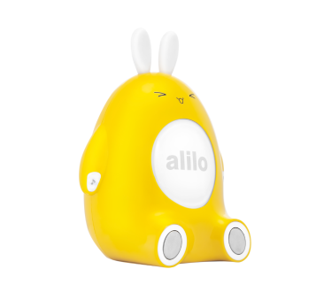 Króliczek Happy Bunny - Żółty - Zabawka Edukacyjna - Alilo