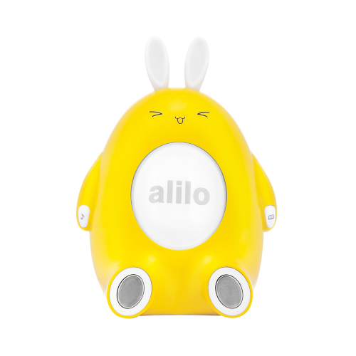 Króliczek Happy Bunny - Żółty - Zabawka Edukacyjna - Alilo