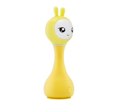 Króliczek Smarty Bunny - Żółty - Zabawka Edukacyjna - Alilo