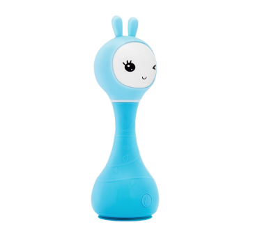 Króliczek Smarty Bunny - Niebieski - Zabawka Edukacyjna - Alilo