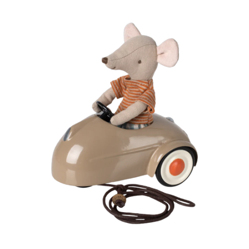 Autko dla Myszek - Light Brown - Mouse car - Maileg
