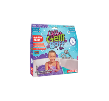 Gelli Baff Glitter - Magiczny proszek do kąpieli 620 g - Fioletowy i Błękitny - Zimpli Kids