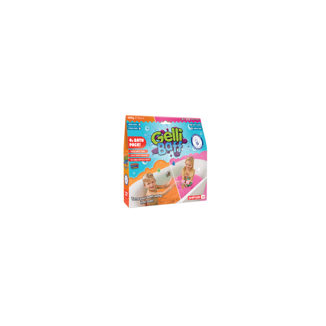 Gelli Baff - Magiczny proszek do kąpieli 620 g - Różowy i Pomarańczowy - Zimpli Kids