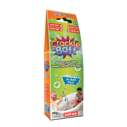 Crackle Baff Colours - Strzelający proszek do kąpieli 30 g - Zimpli Kids