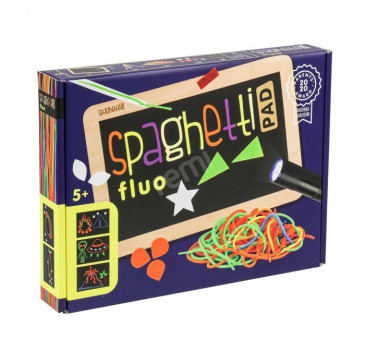 Spaghetti Fluo - Magiczne Sznurówki Świecące w Ciemności - Zestaw z Latarką - Remi