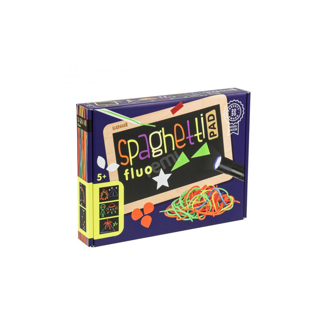 Spaghetti Fluo - Magiczne Sznurówki Świecące w Ciemności - Zestaw z Latarką - Remi