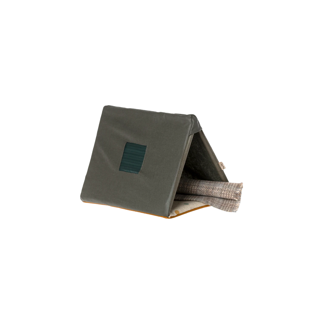 Zielony Pojedynczy Namiot - Happy Camper Single Tent Mouse - Akcesoria dla Lalek - Maileg