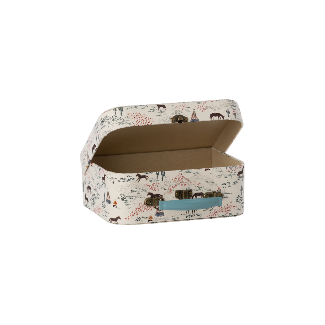 WYPRZEDAŻ Chevaux Heureux - Zestaw Dwóch Walizeczek - Suitcase with fabric 2 psc set - Maileg