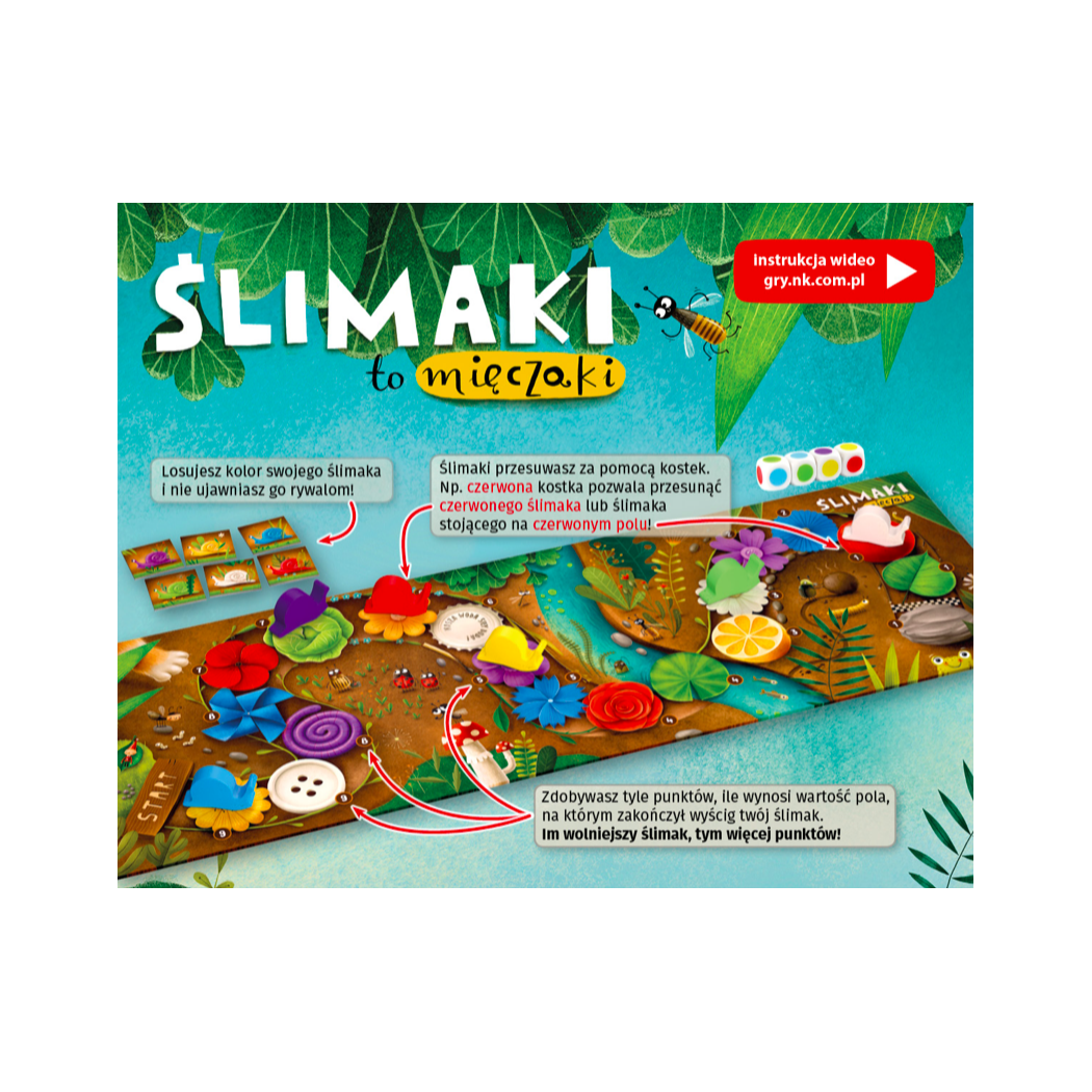 Gra Ślimaki to Mięczaki - Nasza Księgarnia