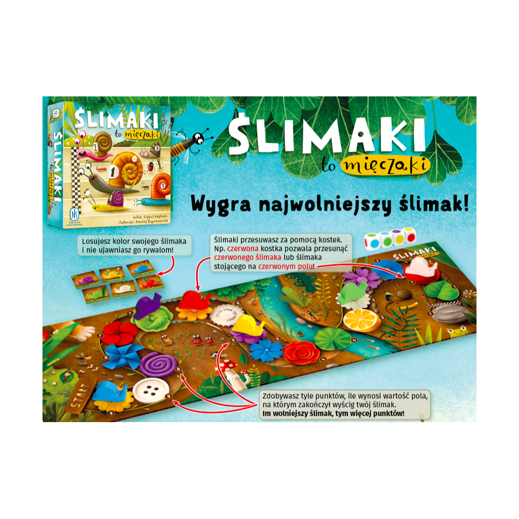 Gra Ślimaki to Mięczaki - Nasza Księgarnia