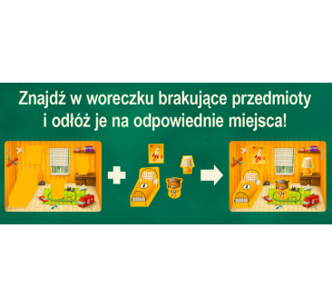 Gra Potworne Porządki - Gra Rodzinna - Wyszukaj Kształt Dotykiem - Nasza Księgarnia