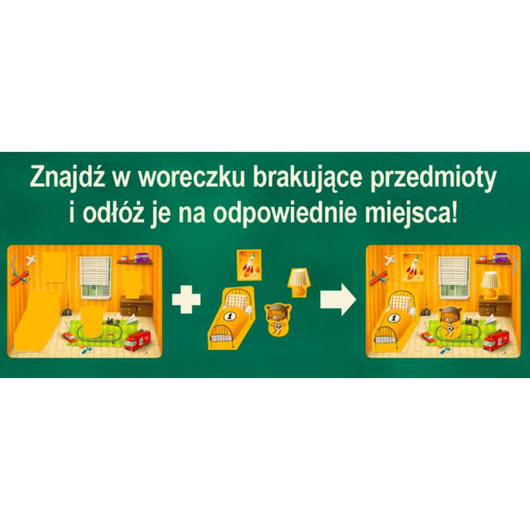 Gra Potworne Porządki - Gra Rodzinna - Wyszukaj Kształt Dotykiem - Nasza Księgarnia