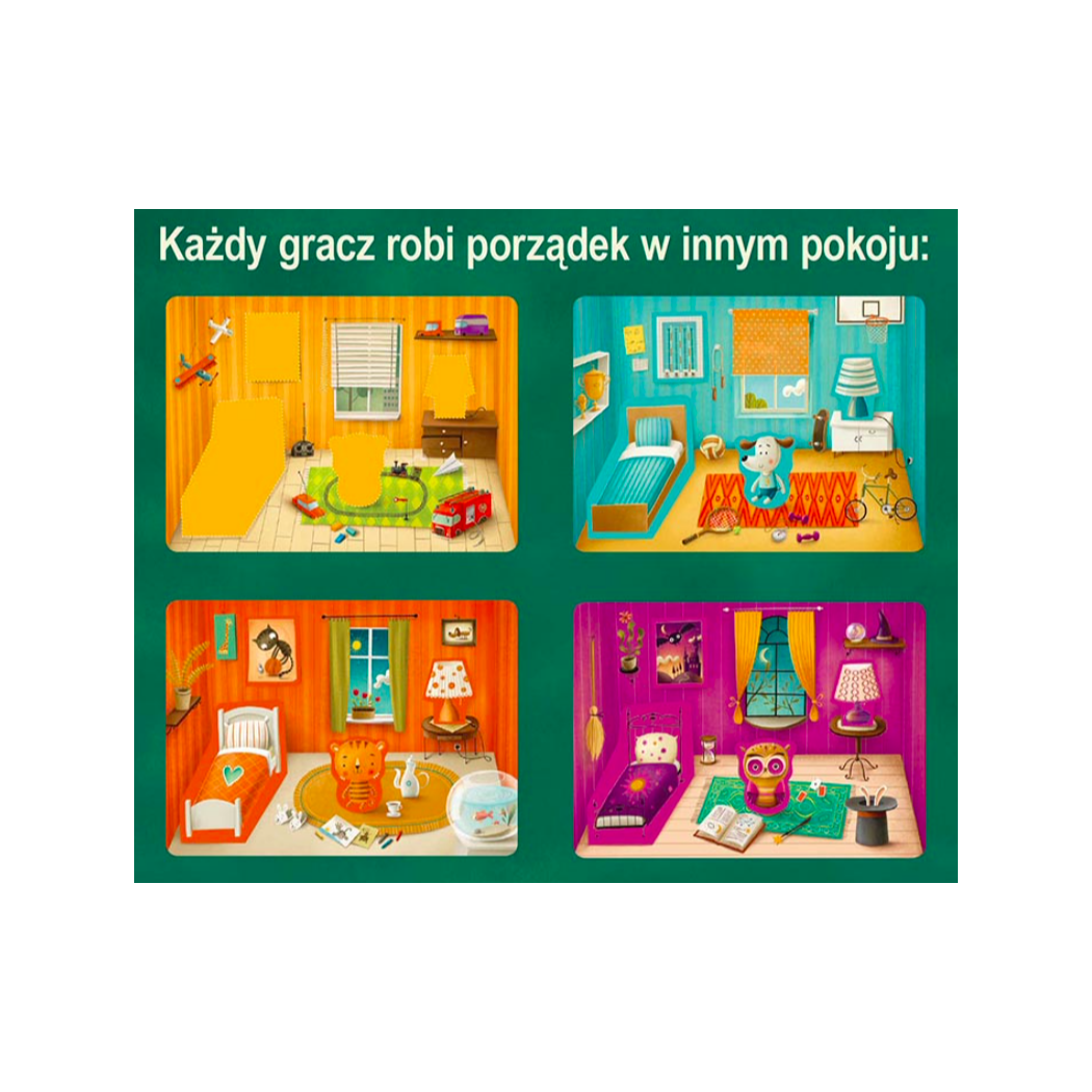 Gra Potworne Porządki - Gra Rodzinna - Wyszukaj Kształt Dotykiem - Nasza Księgarnia