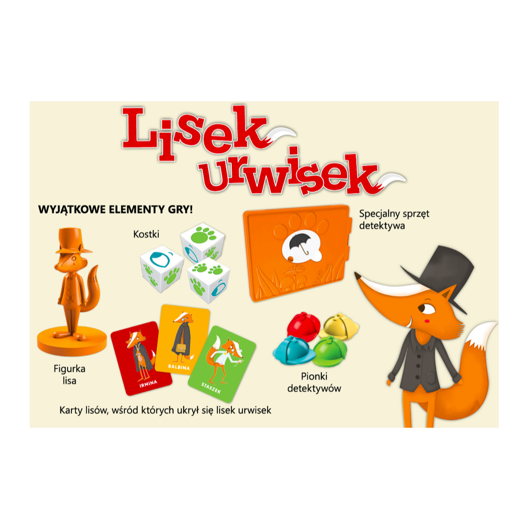 Gra Lisek Urwisek - Nasza Księgarnia