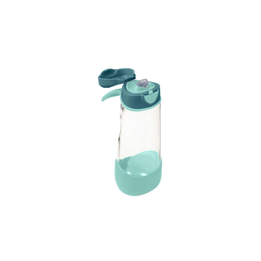 Emerald Forest - Sportowa Tritanowa Butelka z Ustnikiem 600 ml - B.BOX