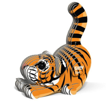 Tygrys - Eko Układanka 3D - Eugy