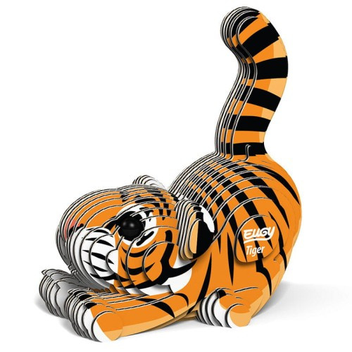 Tygrys - Eko Układanka 3D - Eugy