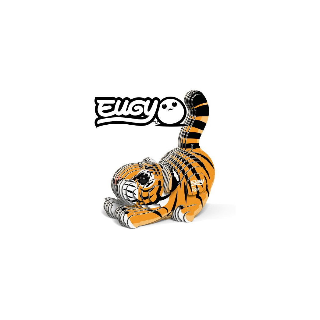 Tygrys - Eko Układanka 3D - Eugy