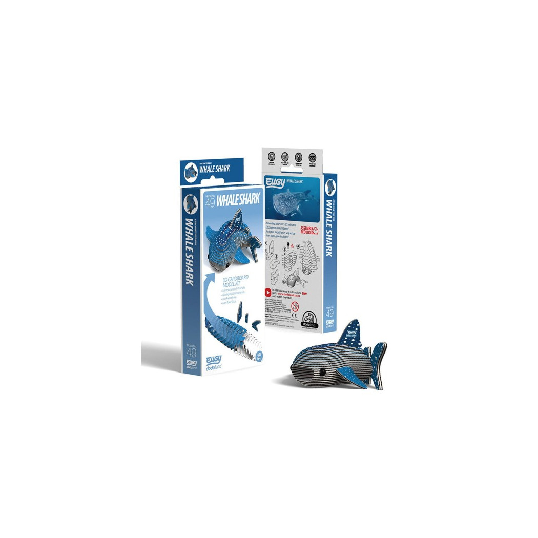 Rekin Wielorybi - Eko Układanka 3D - Eugy