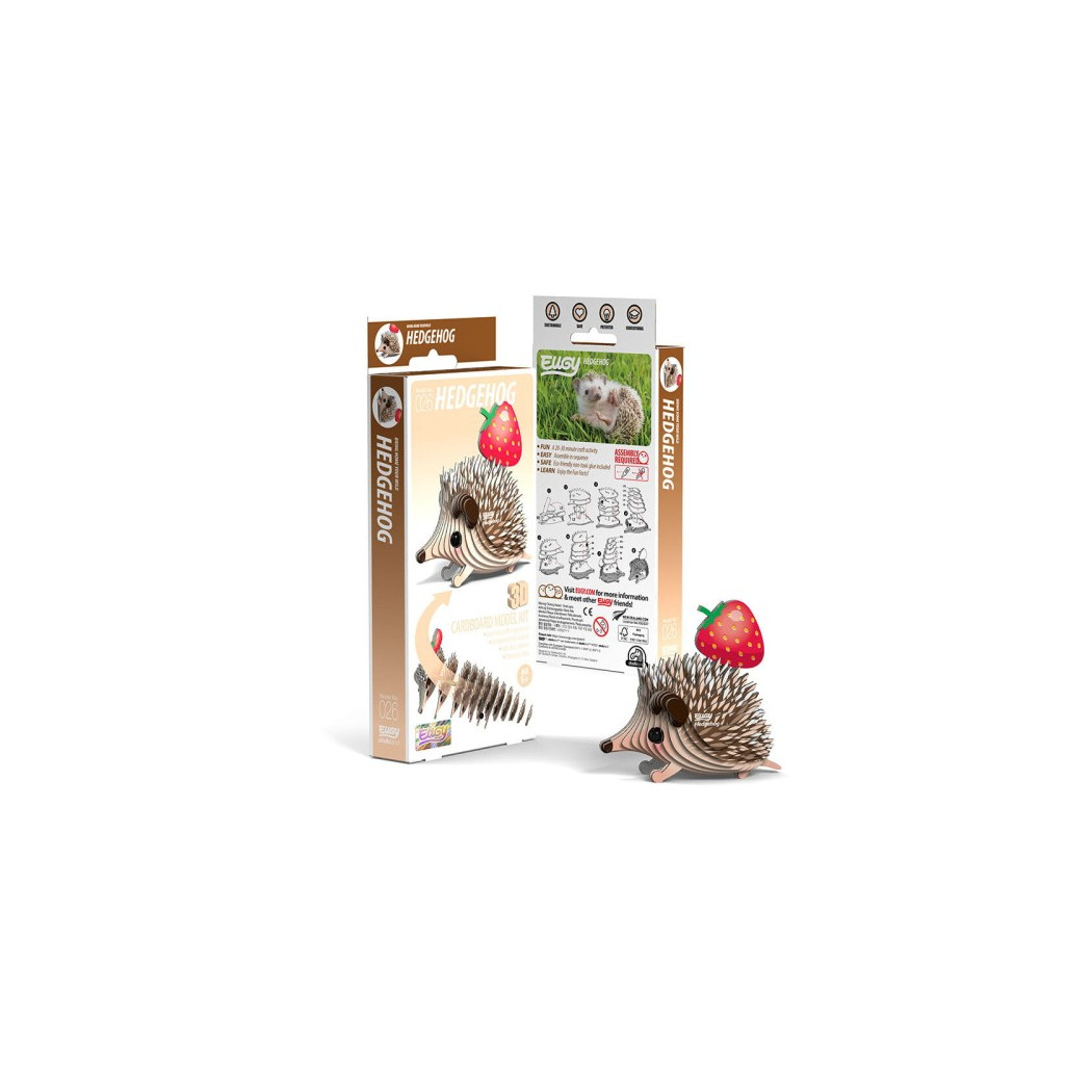 Jeżyk - Eko Układanka 3D - Eugy