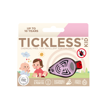 Kid Pink - Ultradźwiękowe Urządzenie Chroniące Przed Kleszczami - TickLess Kid - Tickless