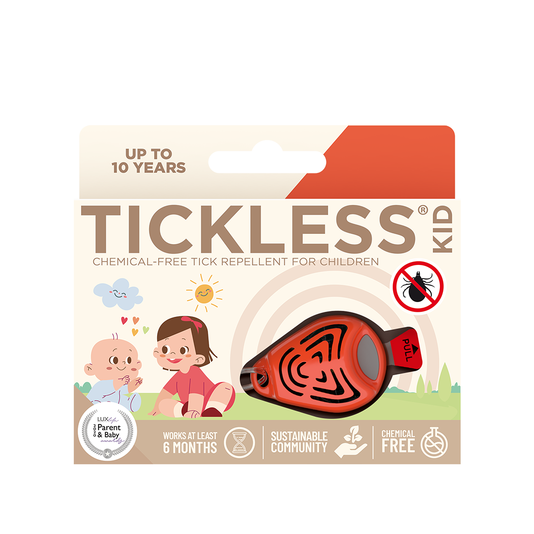 Kid Orange - Ultradźwiękowe Urządzenie Chroniące Przed Kleszczami - TickLess Kid - Tickless