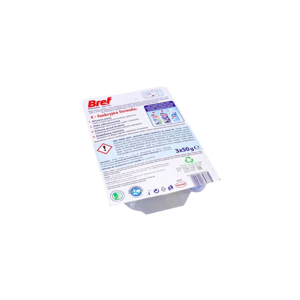 Power Active Lemon - Bref Zawieszka WC Kulki 3 sztuki