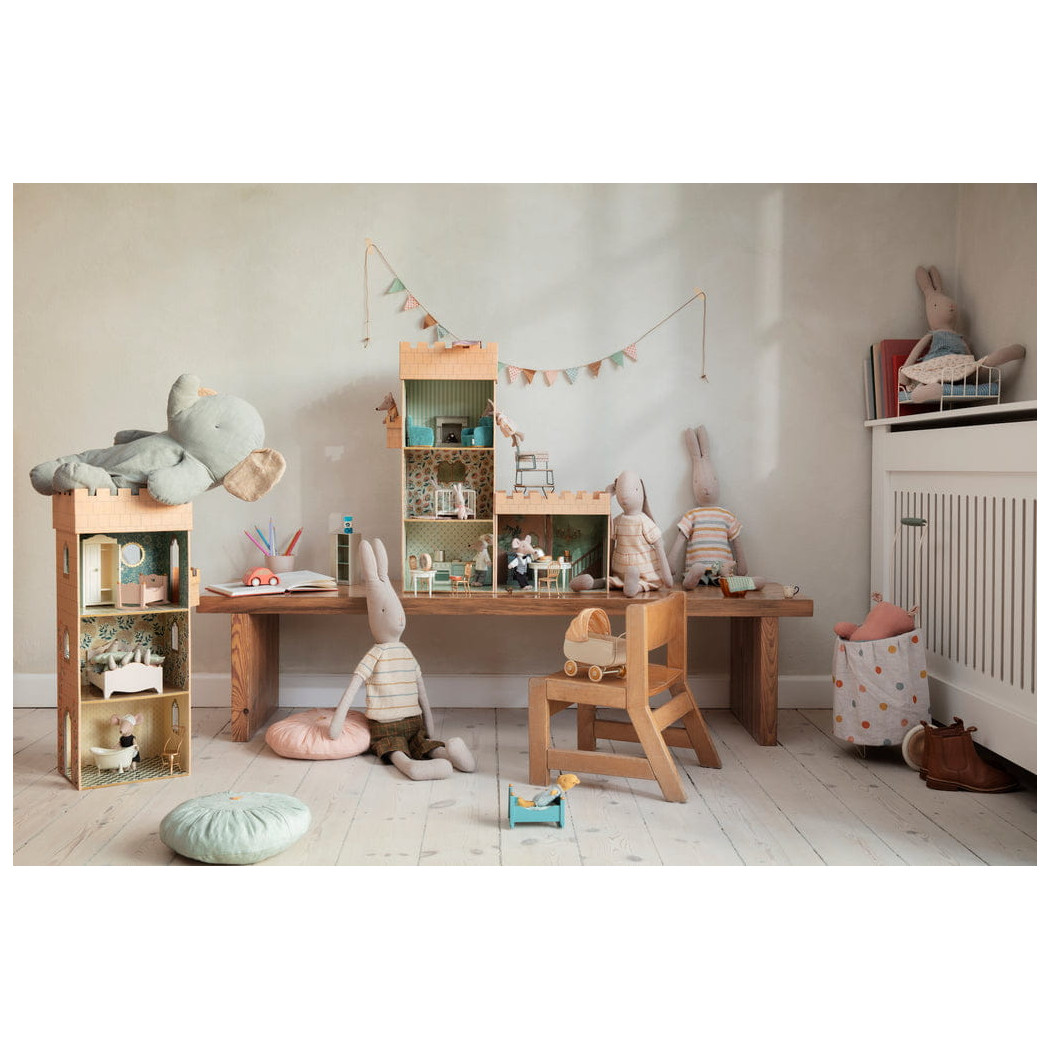 Święty Mikołaj 86 cm - Gwiazdor Bawełniana Dekoracja Bożonarodzeniowa - Santa Claus - Maileg Christmas