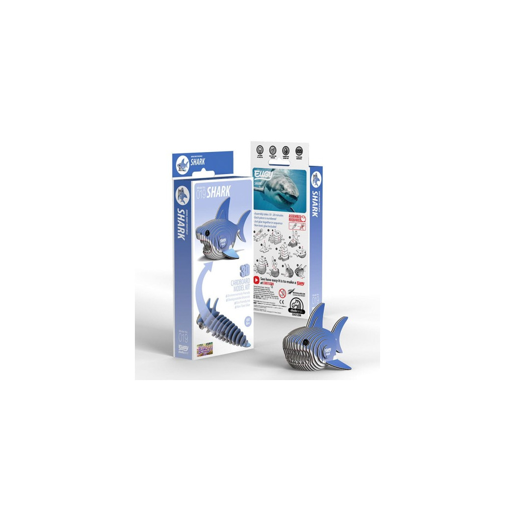 Rekin - Eko Układanka 3D - Eugy