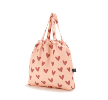 Heartbeat Pink - Shopper Bag z Kieszonką -...