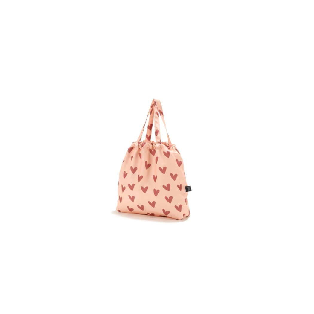 Heartbeat Pink - Shopper Bag z Kieszonką - Torba na zakupy - La Millou