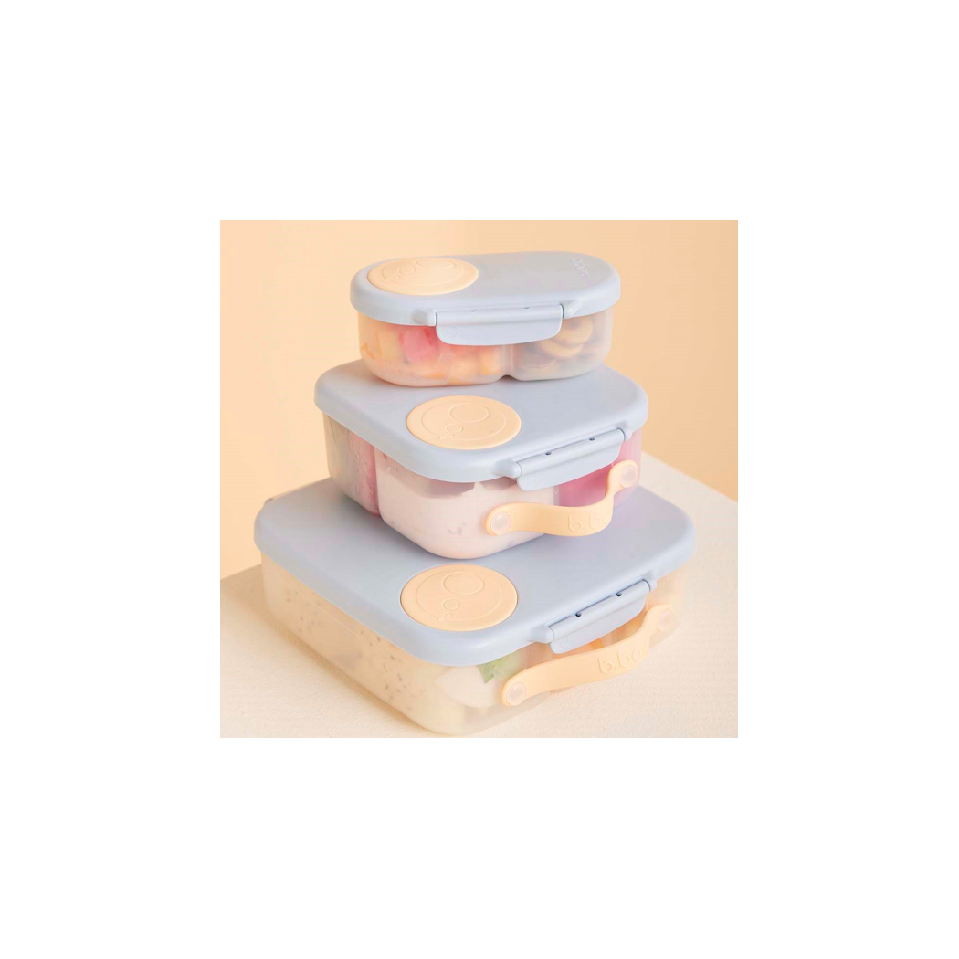 Feeling Peachy - Lunchbox z Wkładem Chłodzącym - niebiesko/brzoskwiniowy - B.BOX