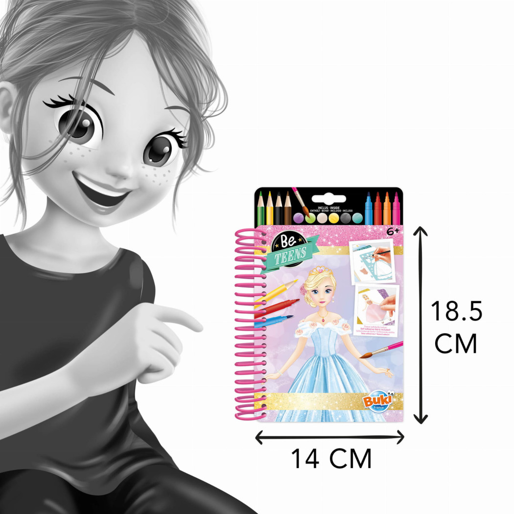 Szkicownik do Projektowania - Stroje Księżniczek - Buki