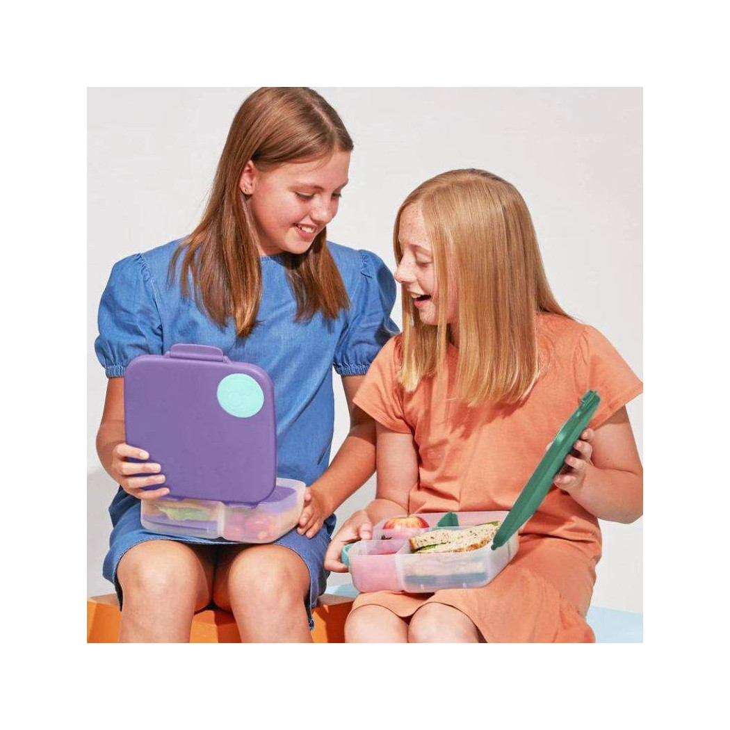 Lilac Pop - Lunchbox z Wkładem Chłodzącym - fioletowo/zielony - B.BOX